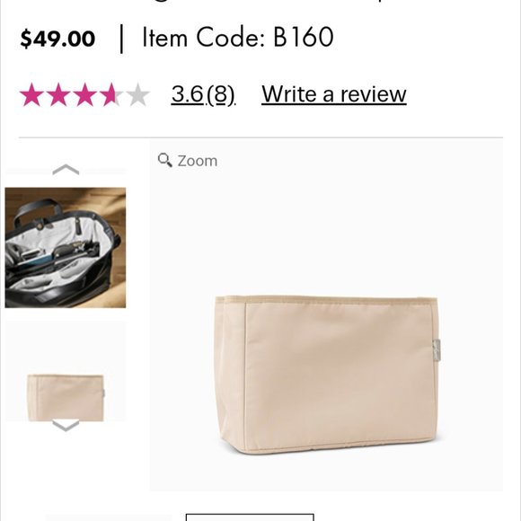 Thirty One Tote Organizer - Taupe EUC - Picture 2 of 8